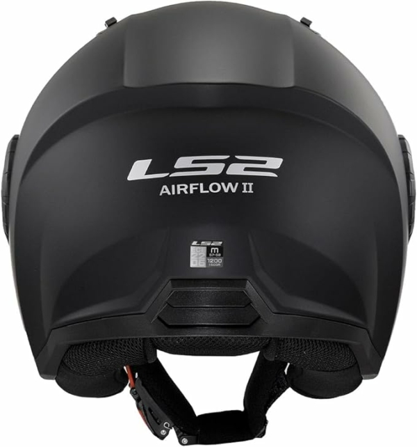 casco moto LS2 Airflow vista retro